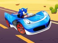 Jeu mobile Sonic racing jigsaw