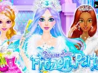 Jeu mobile Princess salon: frozen party princess