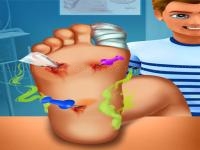 Jeu mobile Foot surgery hospital