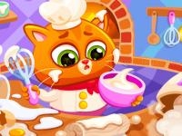 Jeu mobile Lovely virtual cat at restaurant