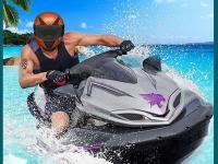 Jeu mobile Jetsky power boat water racing stunts game