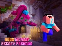 Jeu mobile Noob mommy escape parkour