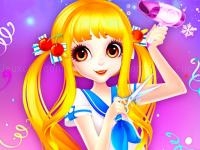 Jeu mobile Magical hair salon