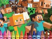 Jeu mobile 4gameground - minecraft coloring