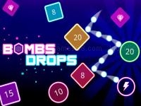 Jeu mobile Bombs drops - physics balls