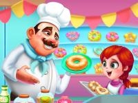 Jeu mobile Donut cooking game