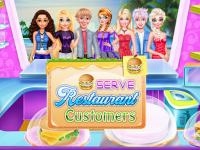 Jeu mobile Serve restaurant customers