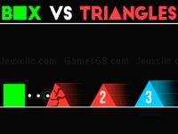 Jeu mobile Box vs triangles