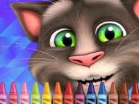 Jeu mobile 4gameground - talking tom coloring