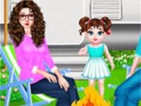 Jeu mobile Baby taylor family camping game