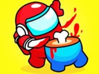 Jeu mobile Red impostor vs crew - among us