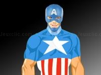 Jeu mobile Captain america dressup