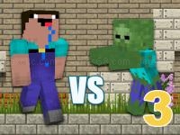 Jeu mobile Minecraft noob vs zombies 3