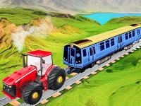 Jeu mobile Chain tractor train towing game 3d