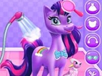 Jeu mobile Magical unicorn grooming world - pony care