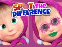 Jeu mobile Find differences - masha and bear