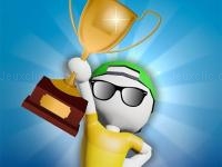 Jeu mobile 3d quiz: fight of four