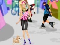Jeu mobile Barbie on roller skates