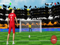 Jeu mobile Football soccer penalties