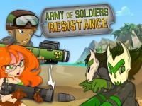 Jeu mobile Army of soldiers : resistance