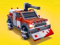Jeu mobile Zombie derby: blocky roads online