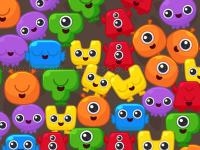 Jeu mobile Fluffy monsters match