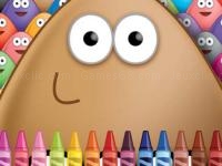 Jeu mobile Pou coloring