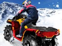 Jeu mobile Thrilling snow motor - crazy snow racing game