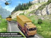 Jeu mobile Us army uphill offroad mountain truck game 3d