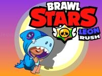 Jeu mobile Brawl star leon rush