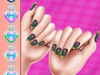 Jeu mobile Royal theme nail art diy
