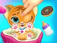 Jeu mobile Baby tiger care - a day with baby tiger