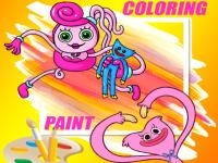Jeu mobile Huggy wuggy coloring