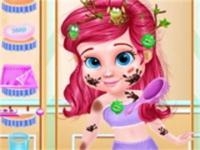 Jeu mobile Messy little mermaid makeover-game