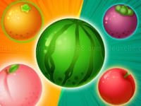Jeu mobile Fruits merge battle
