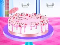 Jeu mobile Cherry blossom cake cooking