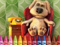Jeu mobile Talking ben coloring