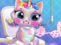 Jeu mobile Twinkle my unicorn cat princess caring