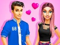 Jeu mobile High school summer crush date - makeover game
