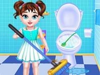 Baby taylor house cleaning