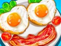 Delicious breakfast cooking game