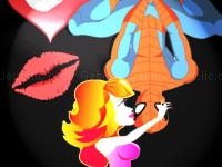 Spiderman kiss