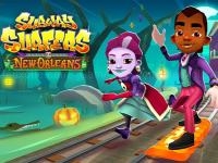 Jeu mobile Subway surfers halloween puzzle