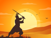 Jeu mobile Ninja samurai runner online