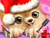 Jeu mobile Christmas salon - santa claus and pets makeover