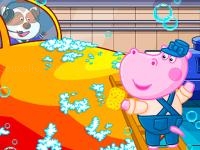 Jeu mobile Hippo car service station