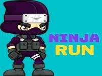 Jeu mobile Ninja run 2d fun endless running