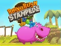 Jeu mobile Rhino rush stampede