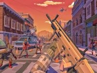 Jeu mobile Polygon war z zombie