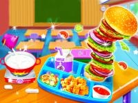 Jeu mobile Cooking lunch at school